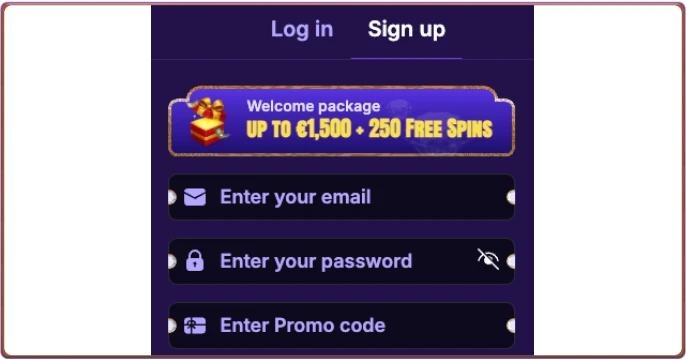 CasinoBossy Registration banner